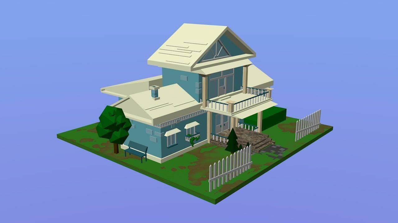 3D модель дома